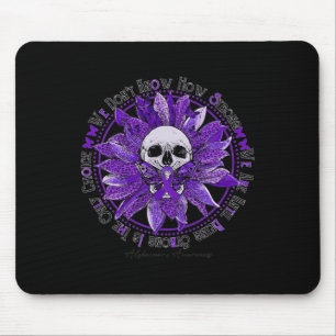 Mousepad Caveira Girassol Guerreiro Roxo Fita Heimerheimer