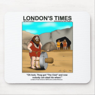 Mousepad Caveman Pegou O Clube... Ofertas e Camisetas engra