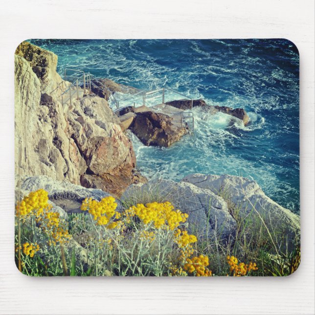 Mousepad Cavtat Rocky Beach Ocean Ver Feriado (Frente)
