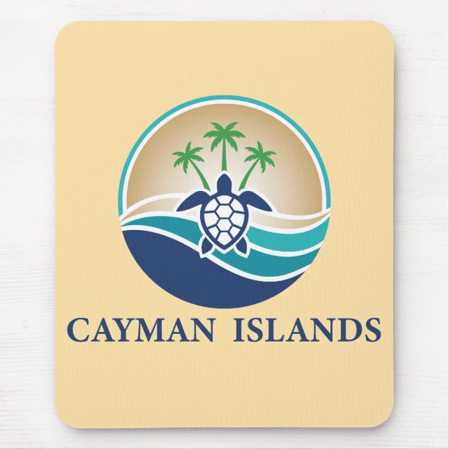 Mousepad Cayman Islands Caribbean (Frente)