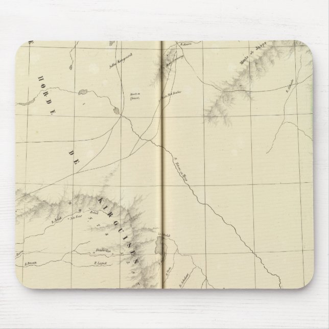 Mousepad Cazaquistão, Quirguistão (Frente)