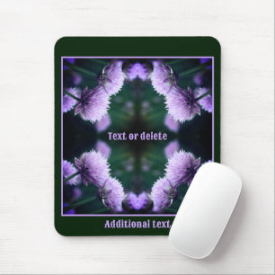 Mousepad Cebola de Scalhão Roxo de Flor Personalizada