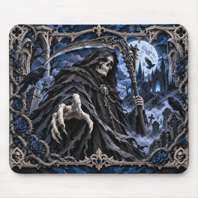 Mousepad Ceifador, Monstro de Corte de Papel (Frente)