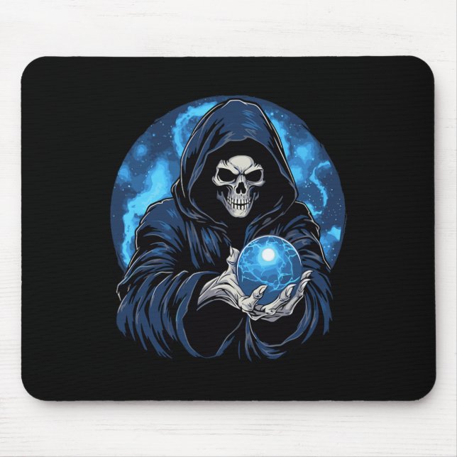 Mousepad Ceifador Morte Esqueleto Halloween  (Frente)