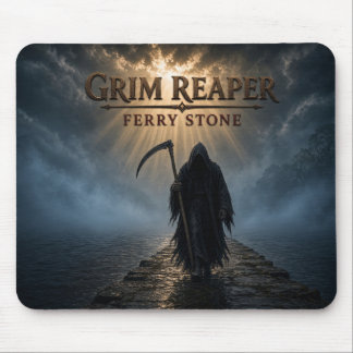 Mousepad Ceifeiro Barco de Pedra Realismo Sombrio
