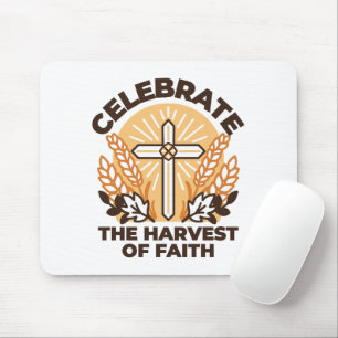 Mousepad Celebração da Faith Harvest - Arte Inspiradora