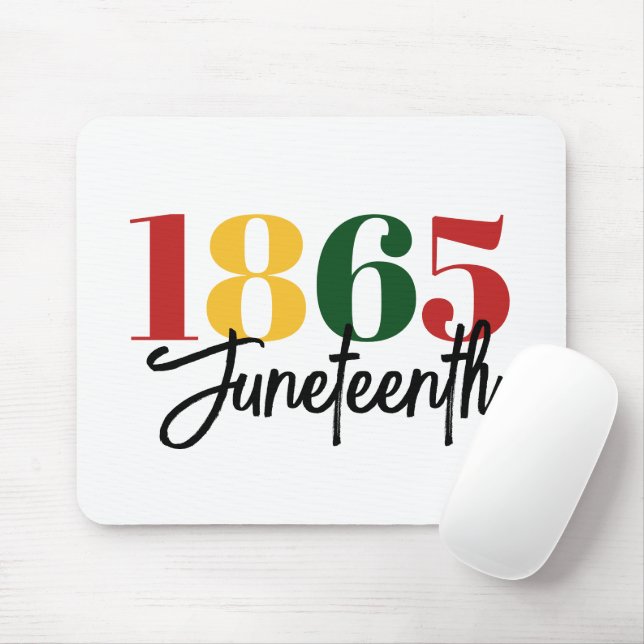 Mousepad Celebração da História Negra da Liberdade em 1865 (Com mouse)