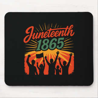 Mousepad Celebração da Unidade do Juneteenth História Negra