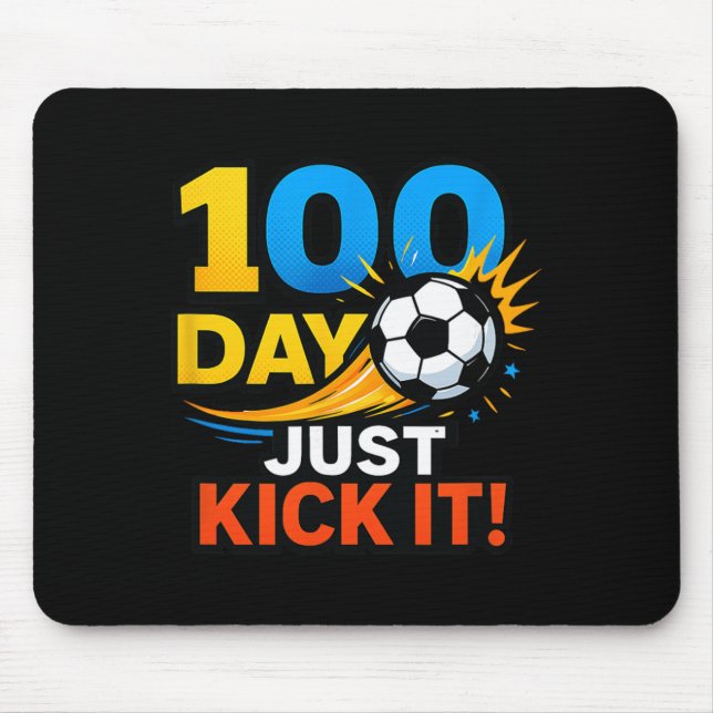Mousepad Celebração de 100 Dias de Só Chutar! Explosão de F (Frente)
