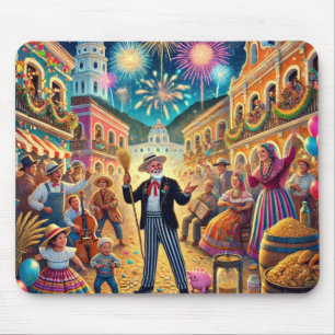 Mousepad Celebração de Ano Novo El Año Viejo