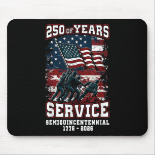 Mousepad Celebração do 250º Aniversário Americano 250 Anos