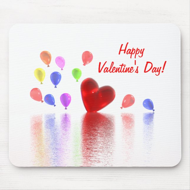 Mousepad Celebração do dia de os namorados (Frente)