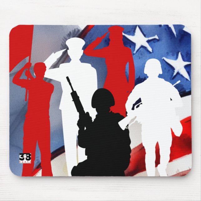 Mousepad Celebrando Veteranos (Frente)