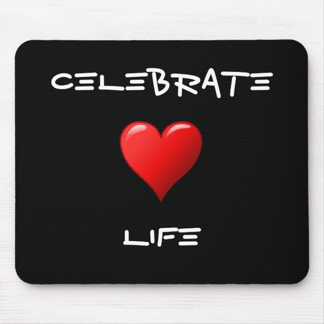 Mousepad Celebrar a vida (Frente)