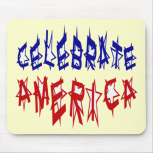 Mousepad Celebrar Fonte do Sinalizador da América nº 2