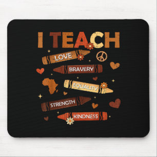 Mousepad Celebre o mês da história negra ensine história ne