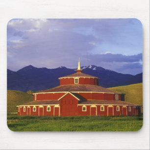 Mousepad Celeiro Redondo Histórico em Twin Bridges Montana