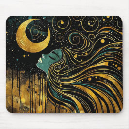 Mousepad Celestial Art Nouveau #2