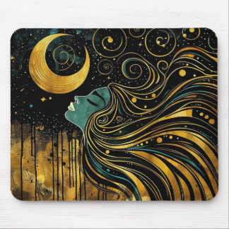 Mousepad Celestial Art Nouveau #2