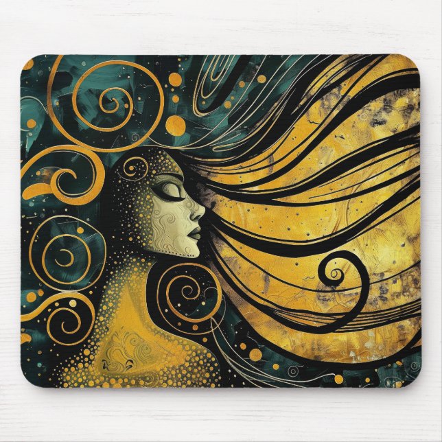 Mousepad Celestial Art Nouveau #3 (Frente)