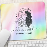 Mousepad Celestial Mystic Moon Goddese Rainbow Business<br><div class="desc">Celestial Mystic Moon Goddess Rainbow Business Mouse Pad: Eleve o seu espaço de trabalho com charme cósmico usando o nosso mouse pad. Perfeito para mestrados espirituais, meios psíquicos, instrutores de ioga, profissionais de salões, entusiastas da astrologia e muito mais. Adote a magia da lua e aumente sua produtividade com esse...</div>