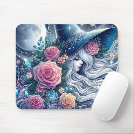 Mousepad Celestial Rose Witch Dreamscape