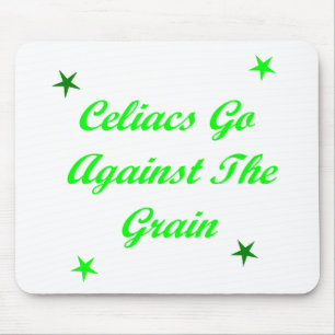 Mousepad Celiacs vai contra a grão