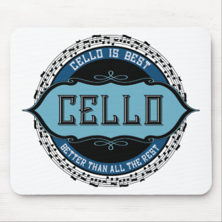 Mousepad Cello Best Music Note Circle