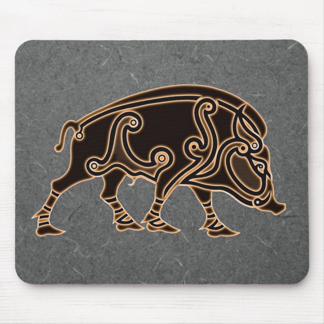 Mousepad Celtic Boar Mouse mat (Frente)