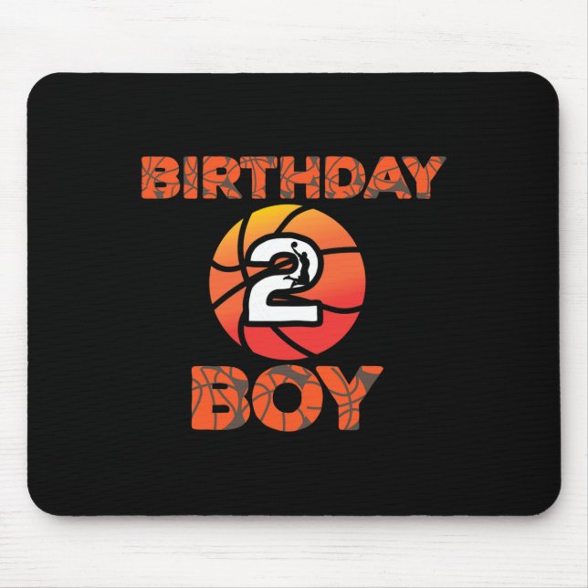 Mousepad Célula do Dia da Festa de segundo aniversário (Frente)