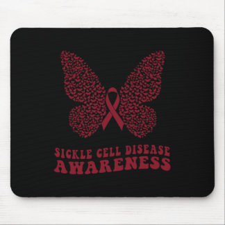 Mousepad Células Falsiformes Sensibilização Burgundy Fita