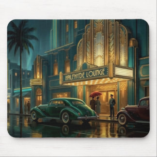 Mousepad Cena Art Déco dos Anos 1930 Halfhyde Lounge