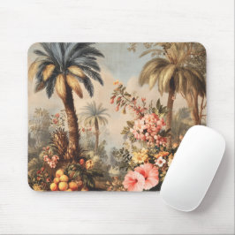 Mousepad Cena Botânica Antiga com Palmeiras