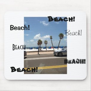 Mousepad Cena da praia no rato