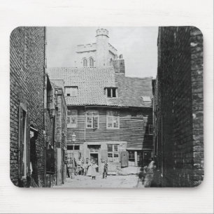 Mousepad Cena da rua no Victorian Londres
