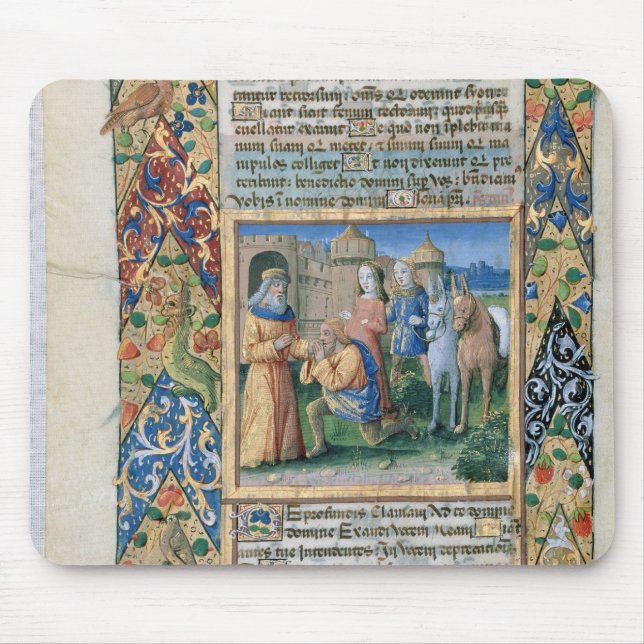 Mousepad Cena 'das horas de d'Orleans de Louis (Frente)