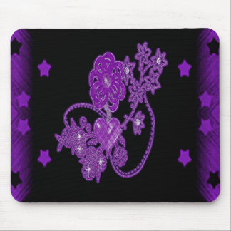 Mousepad Cena de amor roxa