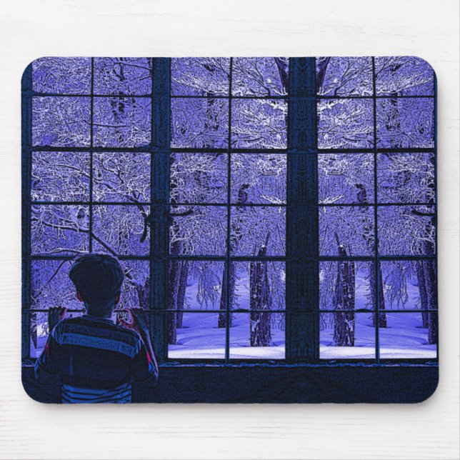 Mousepad Cena de Neve (Frente)