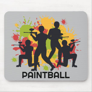 Mousepad Cena de Paintball legal e Colorida