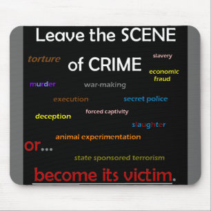 Mousepad Cena do crime