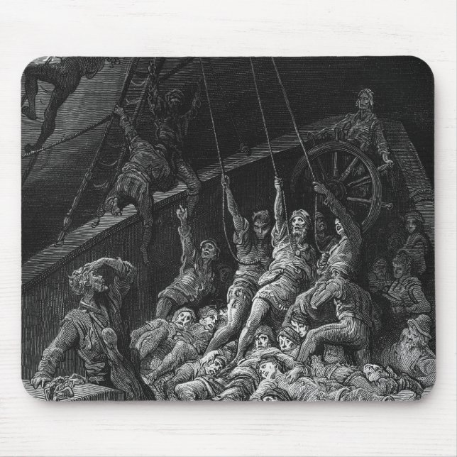 Mousepad Cena "do Rime do navegador antigo" 2 (Frente)