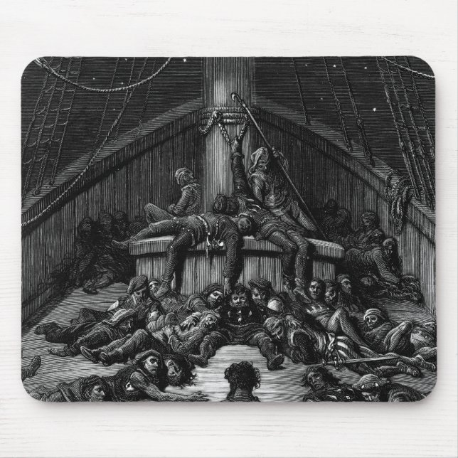 Mousepad Cena "do Rime do navegador antigo" 3 (Frente)