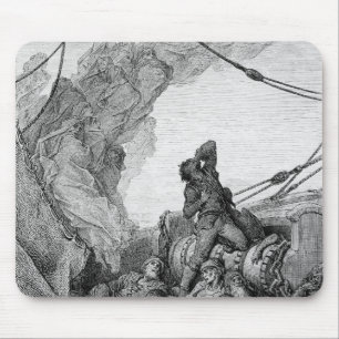 Mousepad Cena "do Rime do navegador antigo" 3