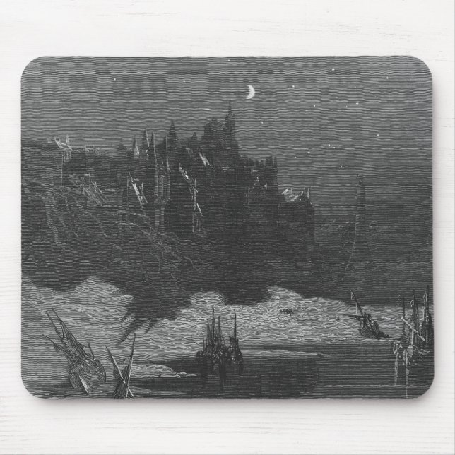 Mousepad Cena "do Rime do navegador antigo" 4 (Frente)