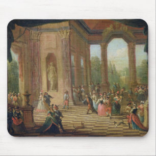 Mousepad Cena em uma bola mascarada