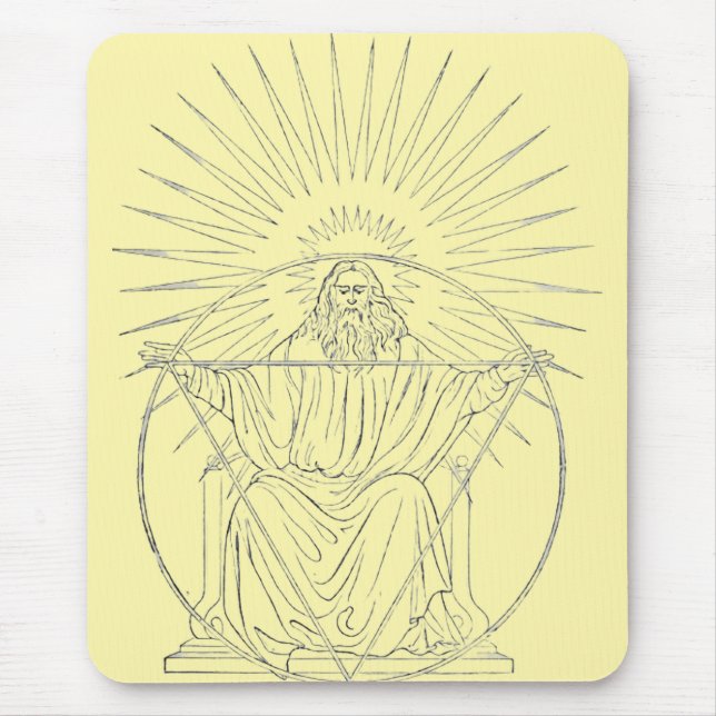Mousepad Cena medieval de Cristo Rei (Frente)