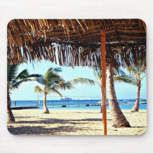 Mousepad Cena tropical da praia de Havaí