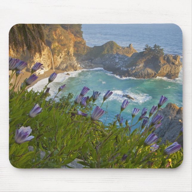 Mousepad Cenário de McWay Falls deságua na praia e (Frente)