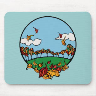 Mousepad Cenário de outono