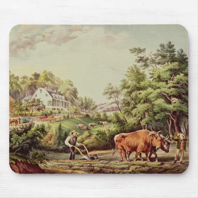 Mousepad Cenas americanas da fazenda (Frente)